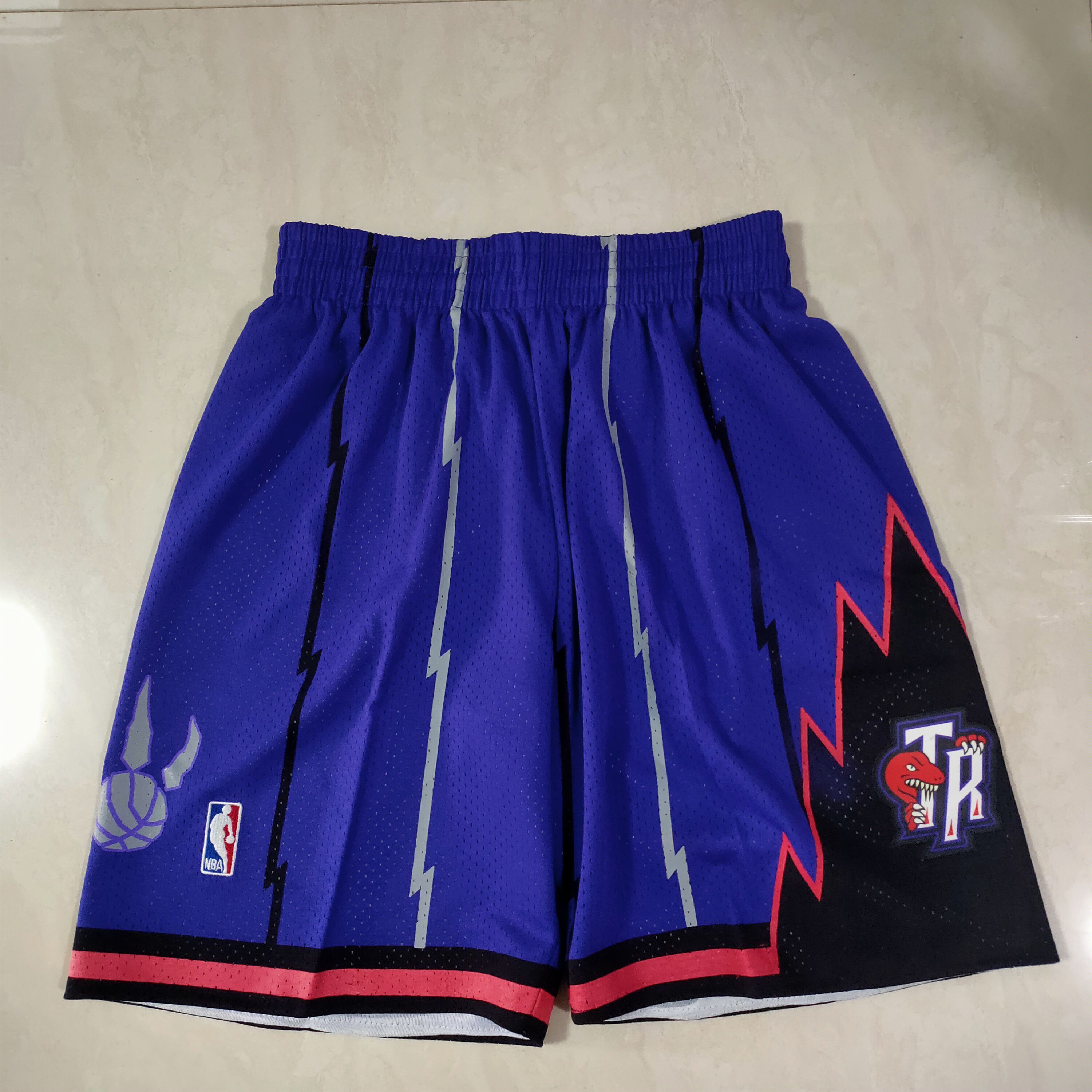 Cheap Men NBA Toronto Raptors Purple Shorts 04161